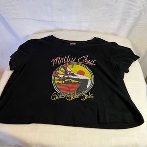 Motley Crüe crop top